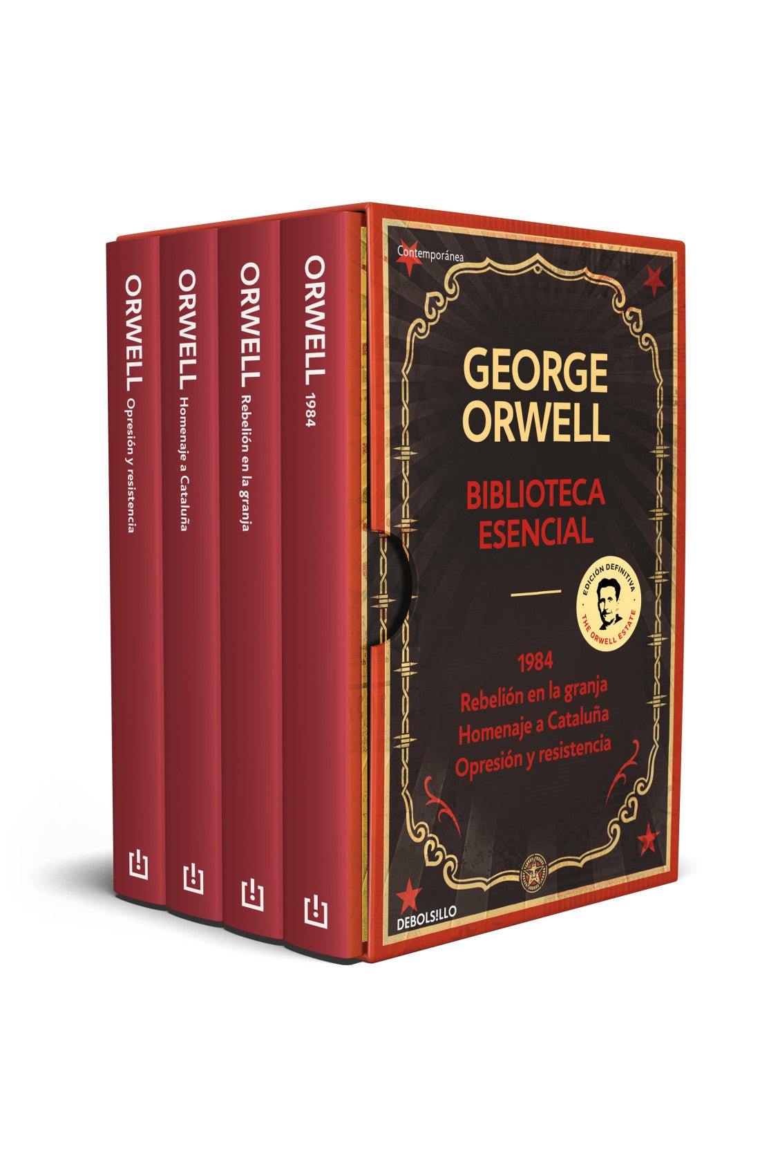 Biblioteca esencial George Orwell - (1984 | Rebelión en la granja | Homenaje a Cataluña | Opresión y resistencia)